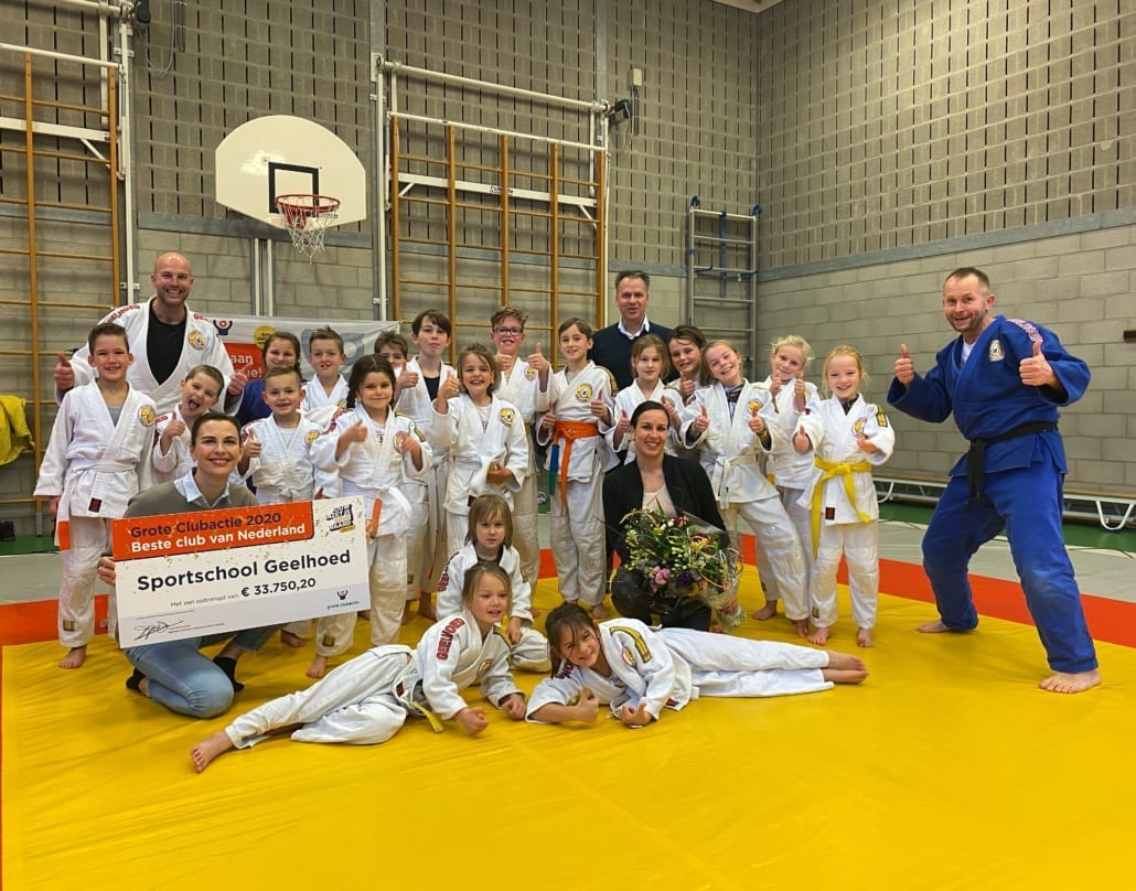 Beste club van Nederland 2020 Sportschool Geelhoed uit Goes