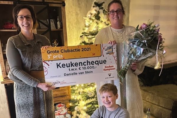 3e prijs Steun jouw vereniging