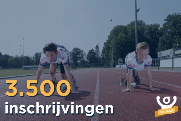 3500 inschrijvingen Extra inkomsten voor vereniging