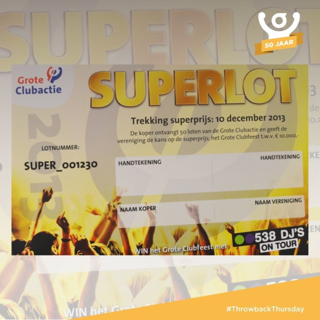 19 mei - eerste superlot '13