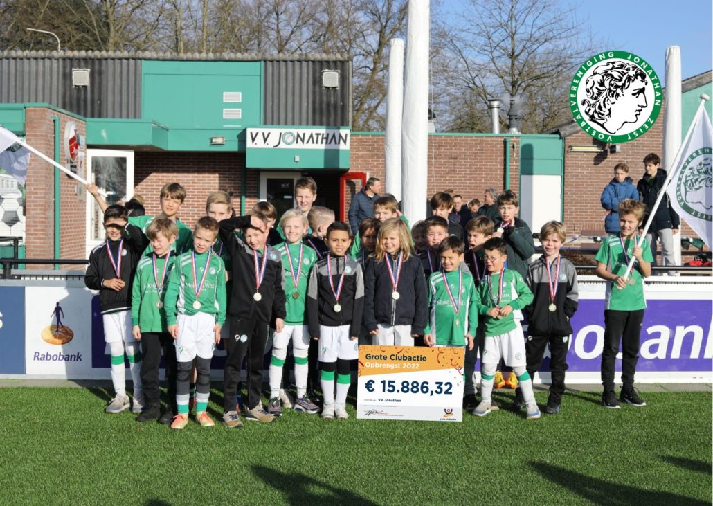 medaille uitreiking VV Jonathan