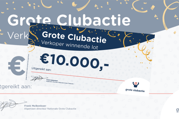 Verkoper winnende lot