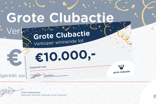 Verkoper winnende lot