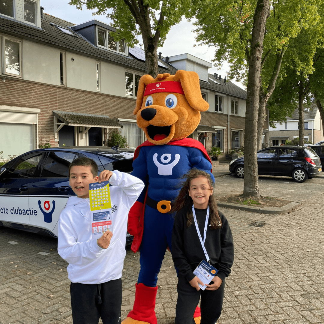 Cluppie met verkoopkaart en SylCdance