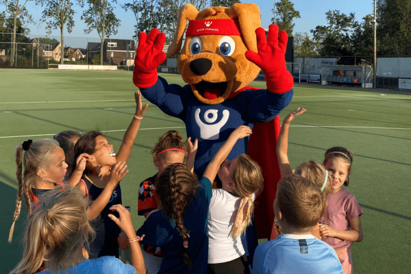 High Fives krijgen van Cluppie!