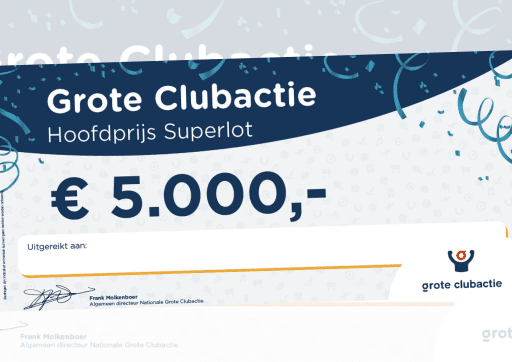 Superlot hoofdprijs - €5.000 (1)