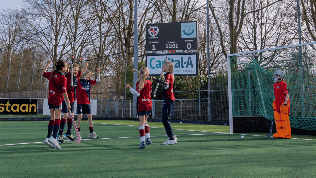 Er is gescoord! En dat is gelijk te zien op het nieuwe scorebord